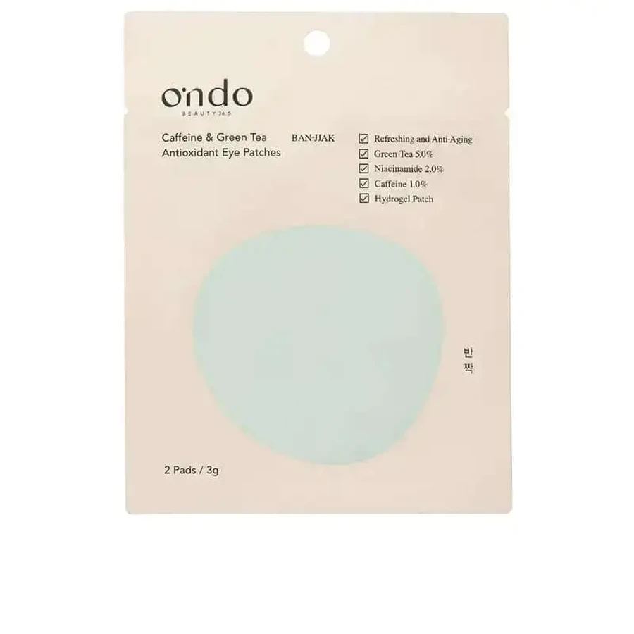 Ondo Beauty 36,5 Антиоксидантные патчи для глаз с кофеином и зеленым чаем, 2 шт.: цены и характеристики