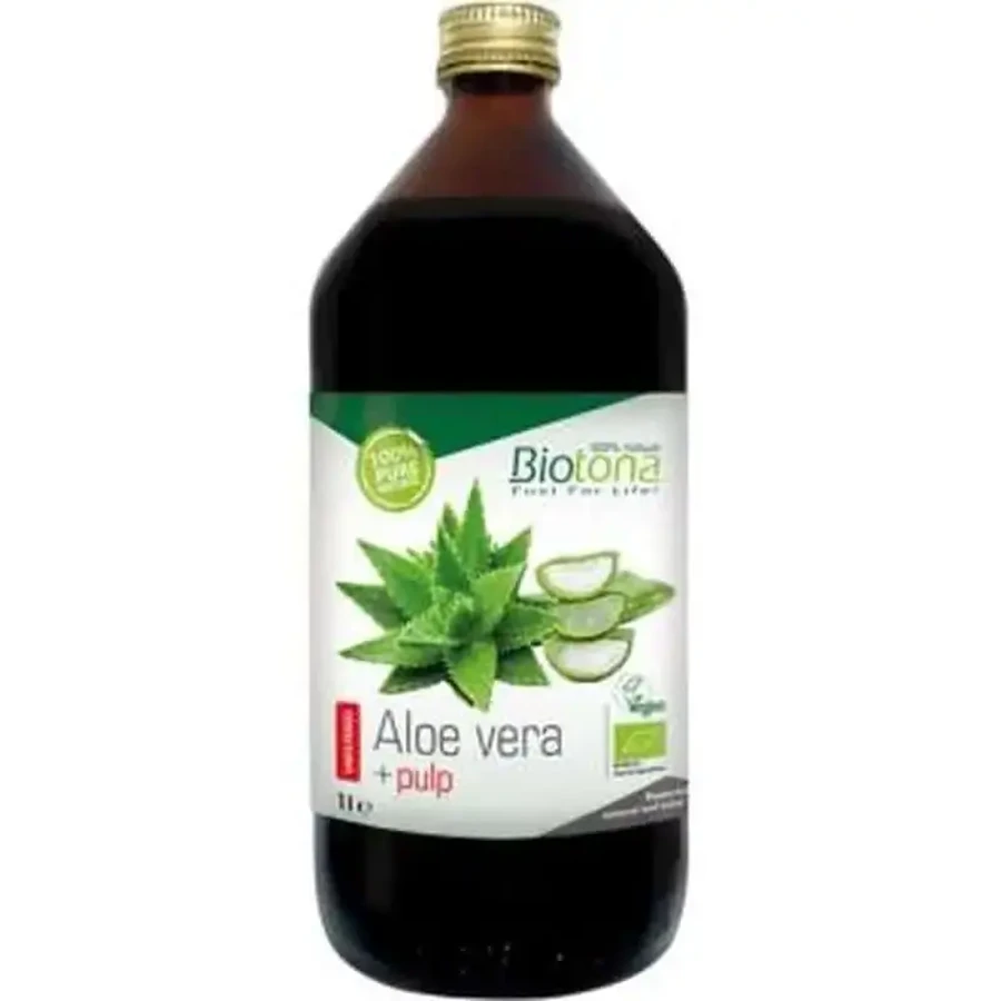 Biotona Сок алоэ вера + целлюлоза 1 л. Био Веган: цены и характеристики