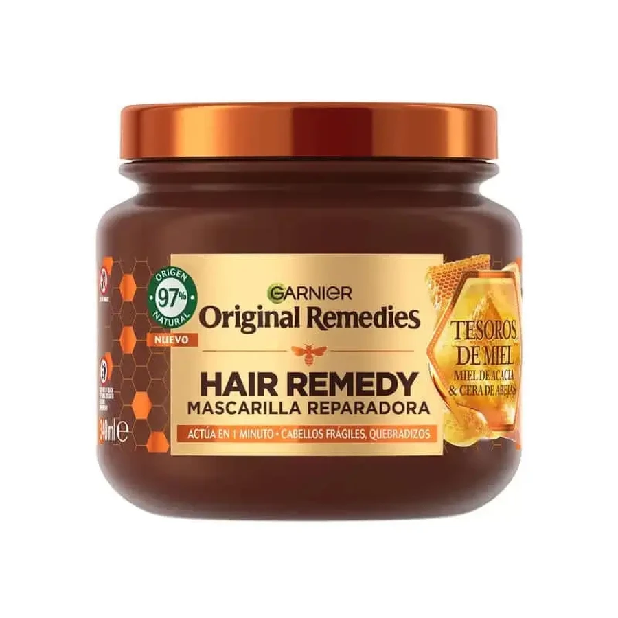 Garnier Original Remedies Восстанавливающая маска для волос с медом акации и пчелиным воском, 340 мл: цены и характеристики
