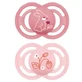 MAM Пустышка Perfect Silicone +16M Pink 2u