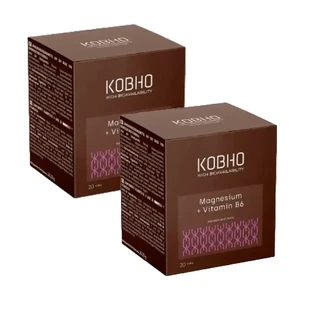 Добавка Kobho Labs Duplo Magnesium + Vitamin B6, 2 x 20 флаконов