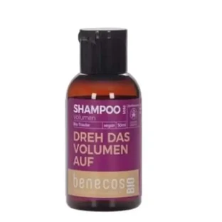 Benecos Mini Grape Volume Travel Shampoo 50 мл. Органический веганский