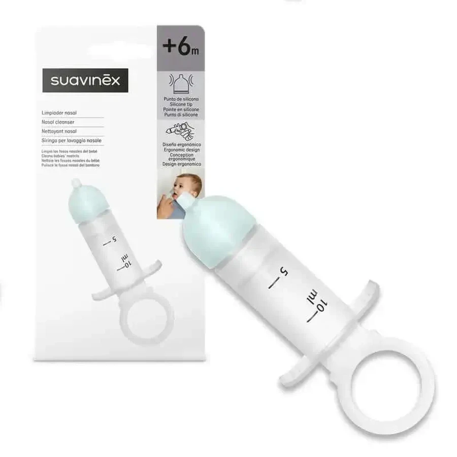 Назальный аспиратор Suavinex для детей +6 месяцев: цены и характеристики
