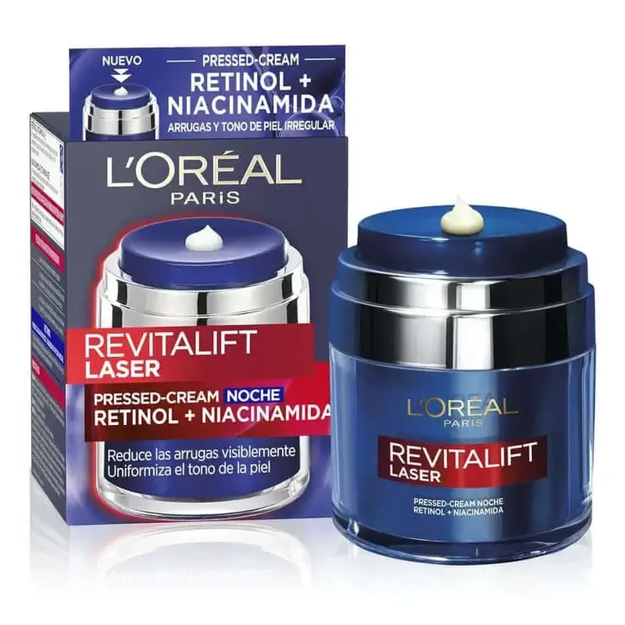L'Oréal Paris Revitalift Laser Pressed Night Cream with retinol + niacidamide Single Dose Format, 50Ml: цены и характеристики
