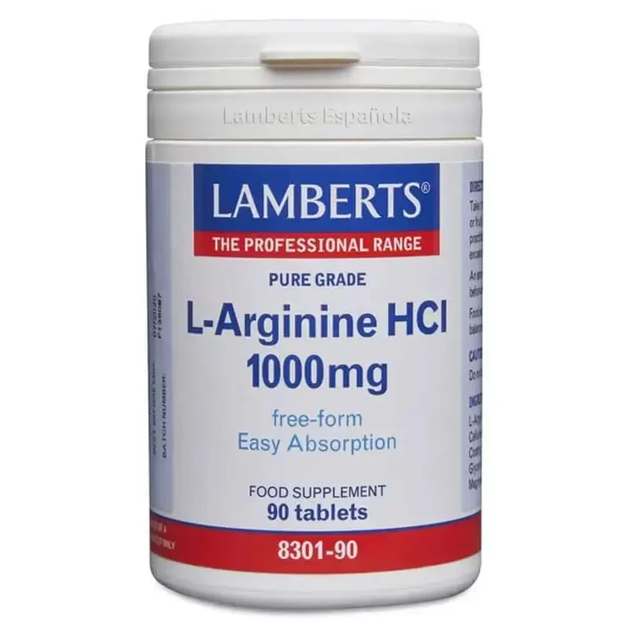 Lamberts L-Arginine Hci 1000Mg, 90 таблеток: ціни та характеристики