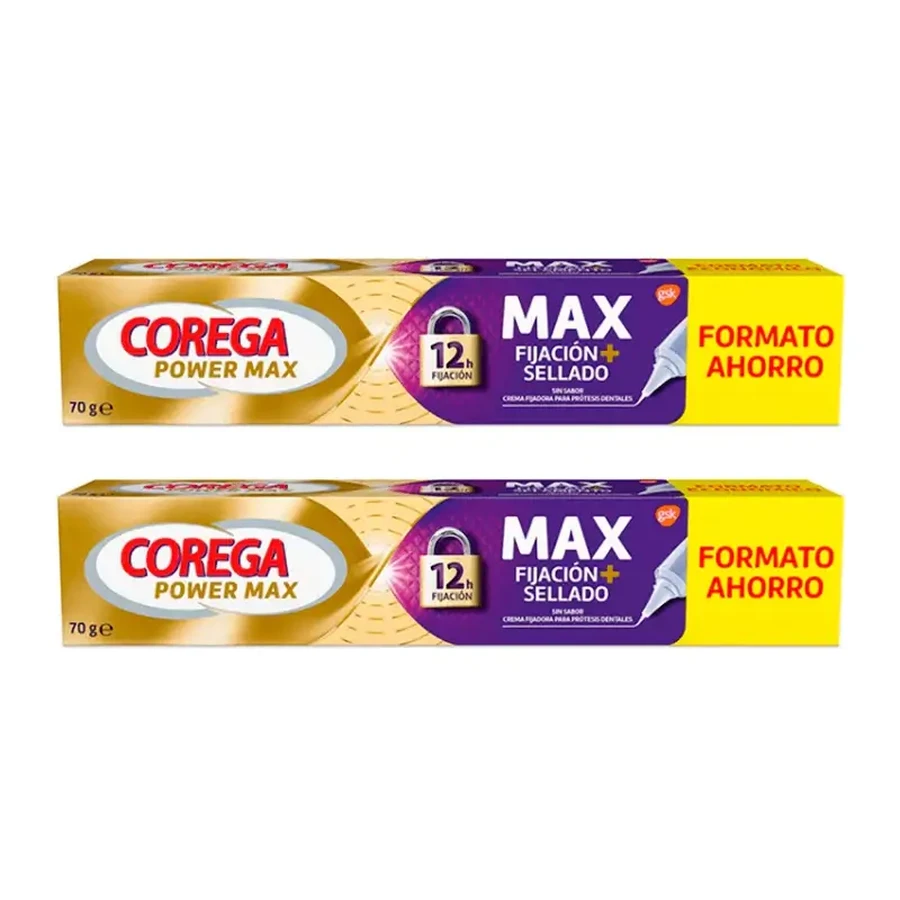 Corega Duplo Maximo Фиксирующий герметизирующий крем, 2 x 70 гр.: цены и характеристики