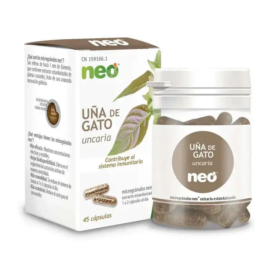 Котячий кіготь Neo 45 капсул: ціни та характеристики