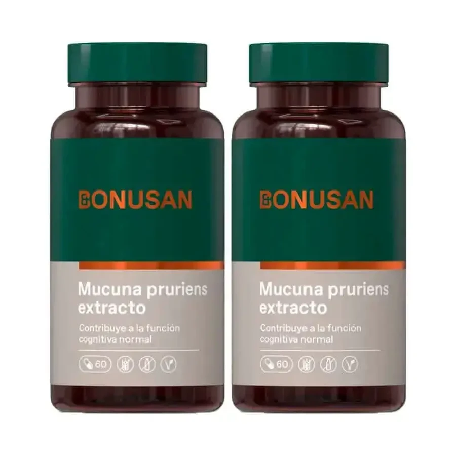 Bonusan Mucuna Pruriens упаковка 2 x 60 капсул: ціни та характеристики