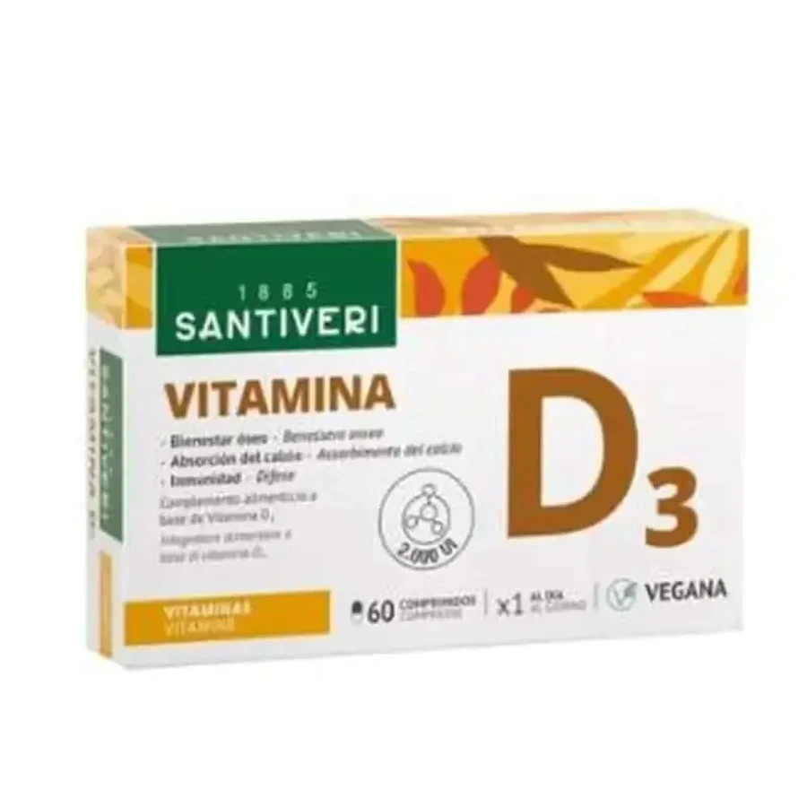 Santiveri Витамин D3 60 компл.: цены и характеристики