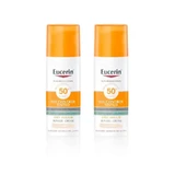 Eucerin FaceSolar Oil Control Крем-гель для обличчя з олією для сухого дотику Spf50+ з легким відтінком, 2х50 мл