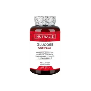 Глюкозний комплекс Nutralie з берберином + хромом + корицею, 90 капсул