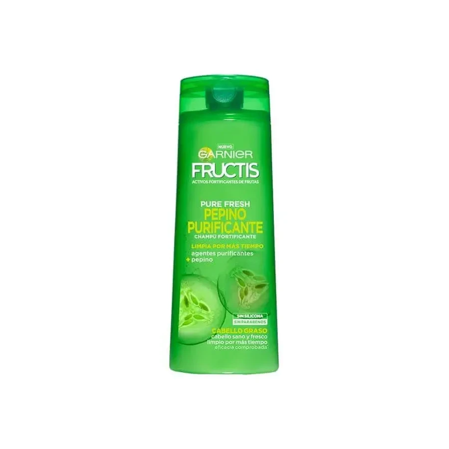 Garnier Fructis Pure Fresh Cucumber Очищающий шампунь для жирных волос 380 мл: цены и характеристики