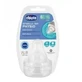 Chicco Physio Teat 6м + 2 шт. Silicone Papilla Flow 6м + 2 шт.