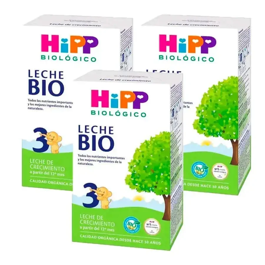 Hipp Organic Растущее молоко 3, упаковка 3 х 500 г: цены и характеристики