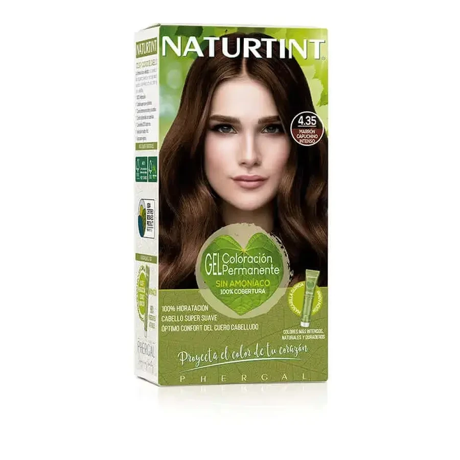 Naturtint перманентный краситель без аммиака 4.35 - Капучино темно-коричневый: цены и характеристики
