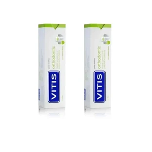 Vitis Ортодонтична зубна паста зі смаком м'яти, 2X100 мл
