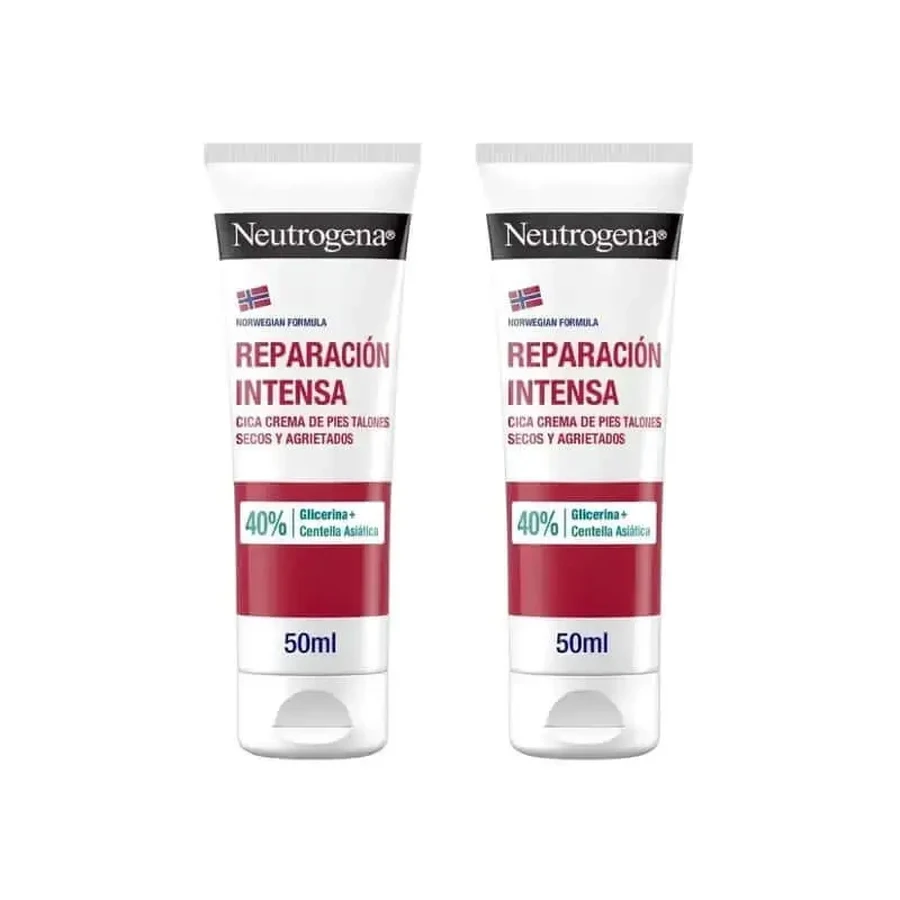 Neutrogena Cica Интенсивный восстанавливающий крем для потрескавшихся подошв, 2X50 мл: цены и характеристики