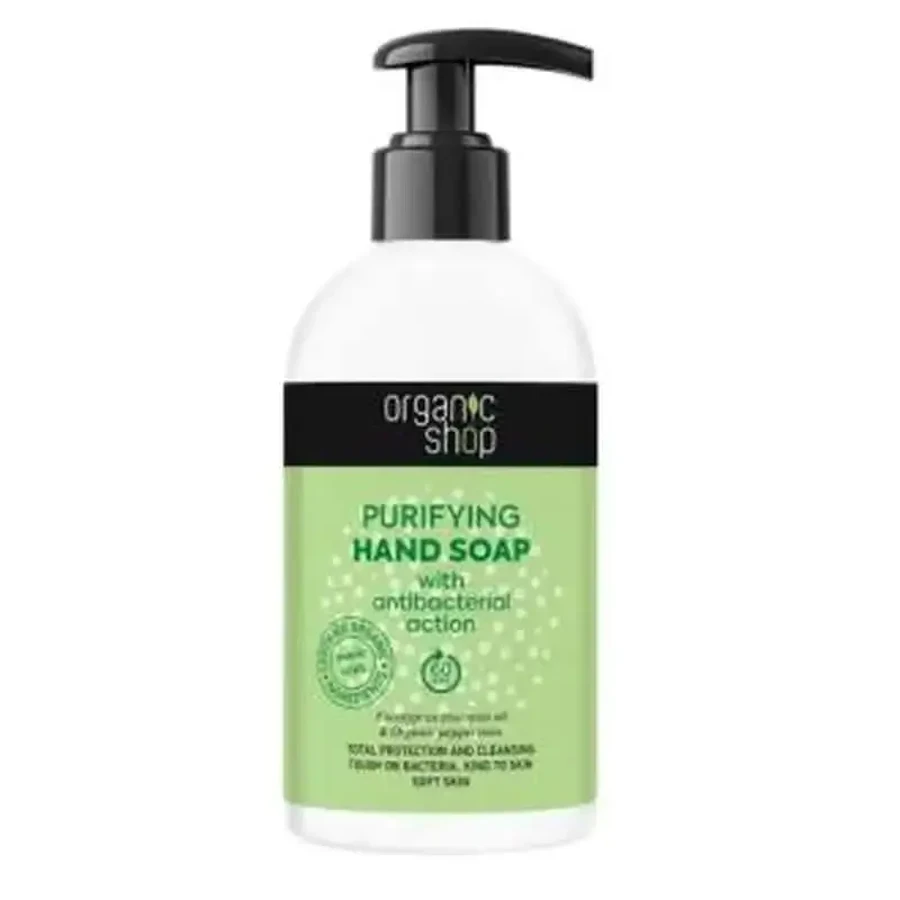 Organic Shop Очищувальне мило для рук з дезінфікуючою дією 500мл.: ціни та характеристики