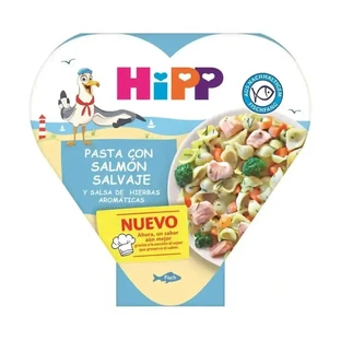 Hipp Bio Паста с лососем и травяным соусом, 250 Г