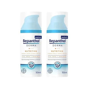 Щоденний живильний крем для обличчя Bepanthol Derma Spf 25, 2X50 мл