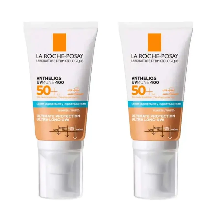 La Roche Posay Duplo Anthelios Colour Cream Spf 50+ Sensitive Skin, 2 x 50 мл: ціни та характеристики