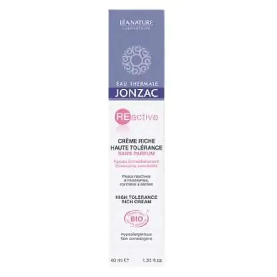 Jonzac Eco-Bio High Tolerance Reactive Rich Cream 40Ml. Био: цены и характеристики