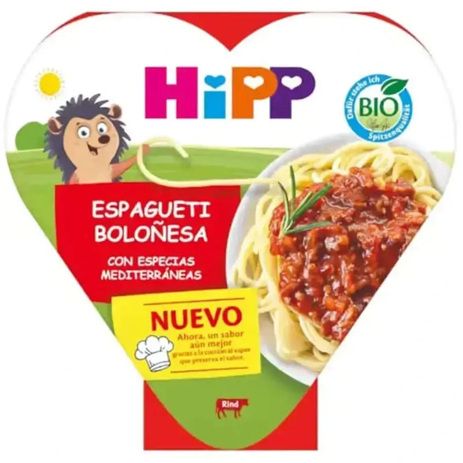 Hipp Bio Спагеті Болоньєзе з середземноморськими спеціями, 250 г: ціни та характеристики