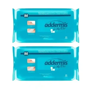 Addermis Biactiv Body Soap Care Glove , 2X40 шт.