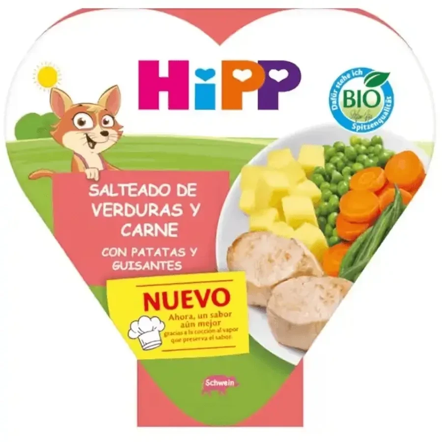 Hipp Bio Соленые овощи, мясо, картофель и горох, 250 г: цены и характеристики