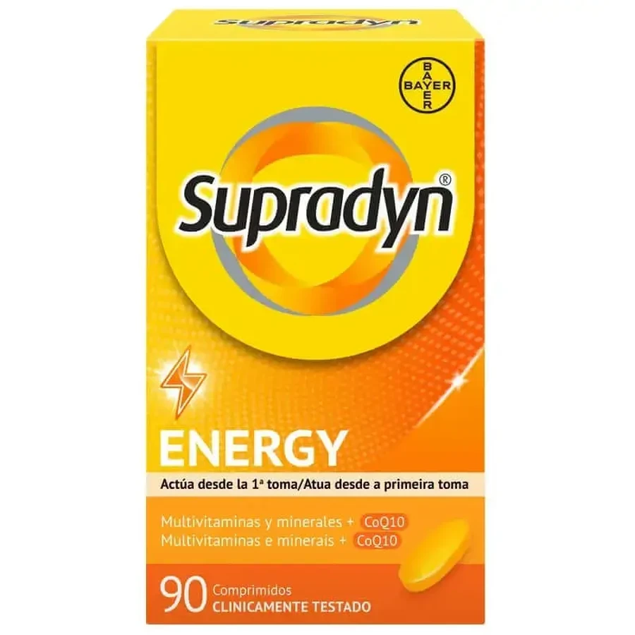 Supradyn Energy Витамины, минералы и ежедневная энергия, 90 таблеток: цены и характеристики