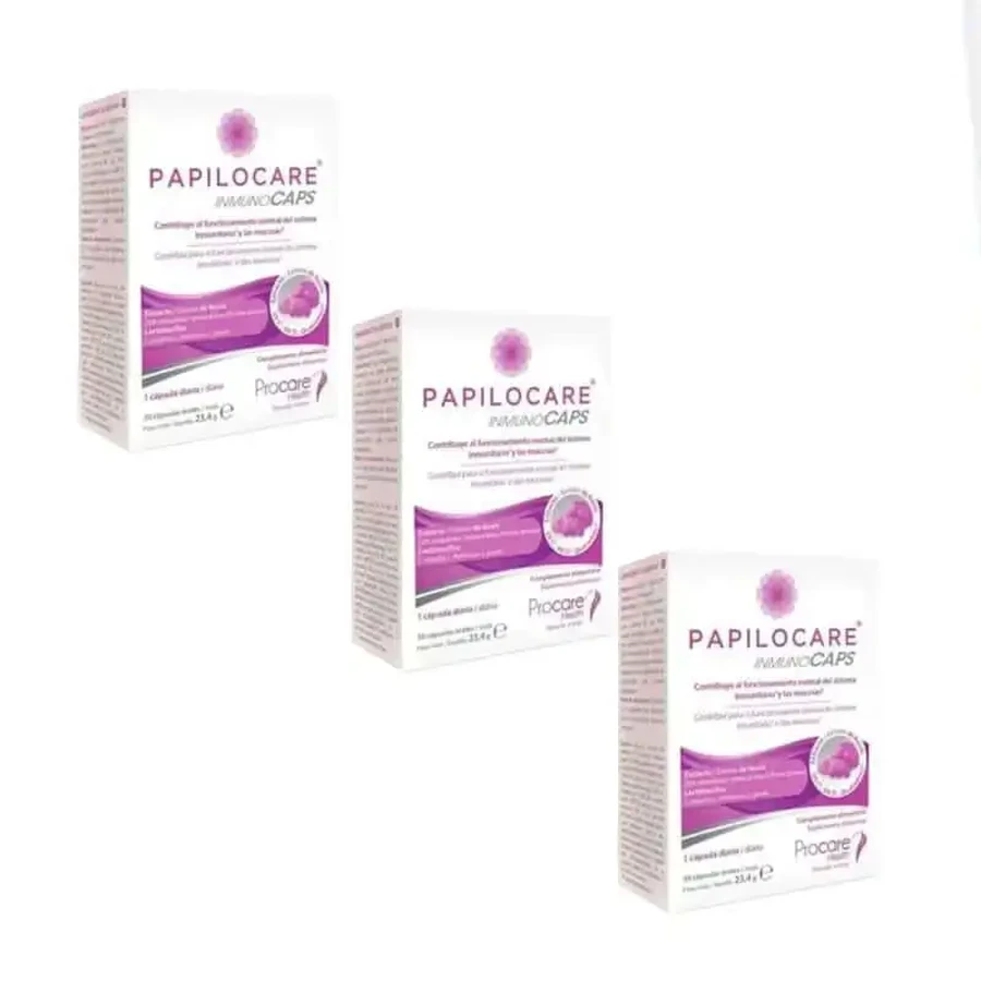 Papilocare Immunocaps, упаковка 3х30 капсул: ціни та характеристики
