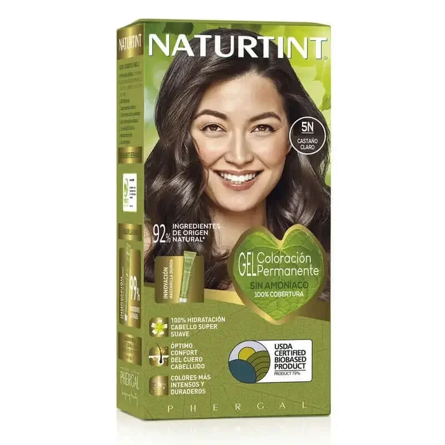 Naturtint Colorant permanent Colorant permanent fără amoniac Vopsea 5N - maro deschis: цены и характеристики