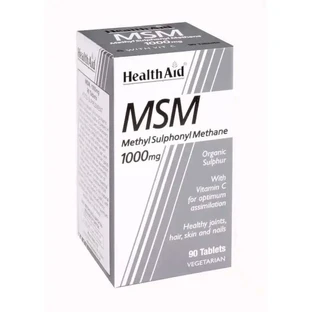 Health Aid Msm Methylsulfonylmethane 1000Mg. 90Comp.