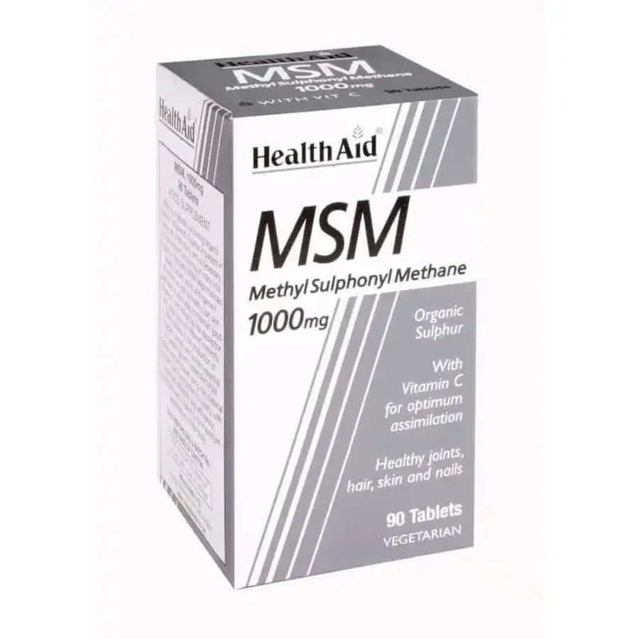 Health Aid Msm Methylsulfonylmethane 1000Mg. 90Comp.: цены и характеристики