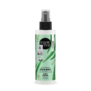 Organic Shop Успокаивающий мист для лица для всех типов кожи Авокадо и Алоэ от Organic Shop, 150 мл