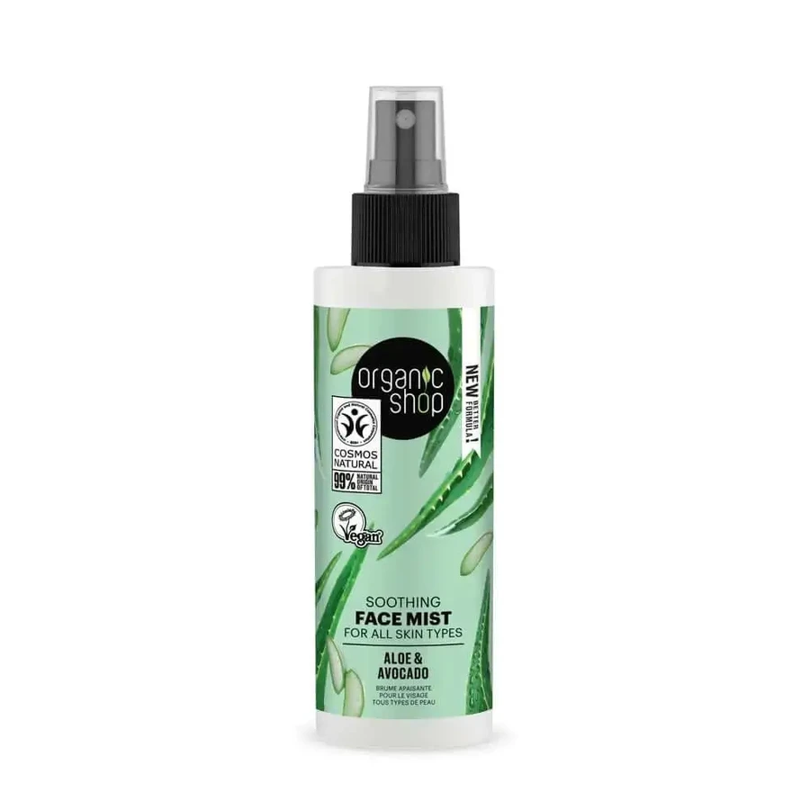 Organic Shop Успокаивающий мист для лица для всех типов кожи Авокадо и Алоэ от Organic Shop, 150 мл: цены и характеристики