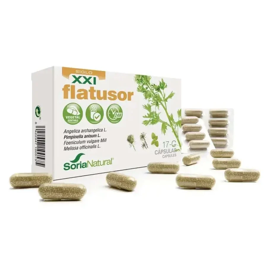 Soria Natural 17-C Flatusor Prol. Release Sxxi, 30 капсул: цены и характеристики