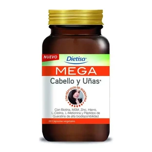 Dietisa Mega Волосы и ногти, 60 капсул