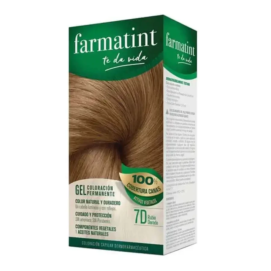 Гель для перманентного окрашивания Farmatint 7D Golden Blonde: цены и характеристики