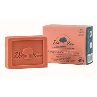 Натуральний твердий шампунь для чутливої шкіри голови Dr. Tree Natural Strength