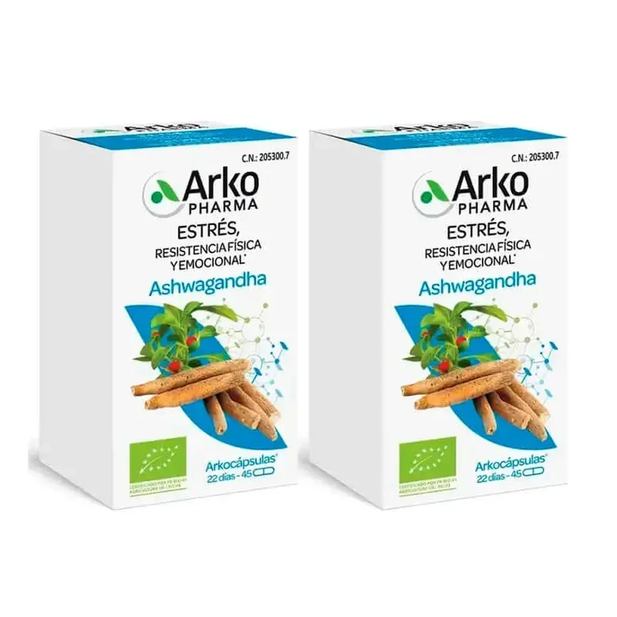 Arkopharma Arkocapsulas Ashwagandha Bio, 45 капсул: цены и характеристики