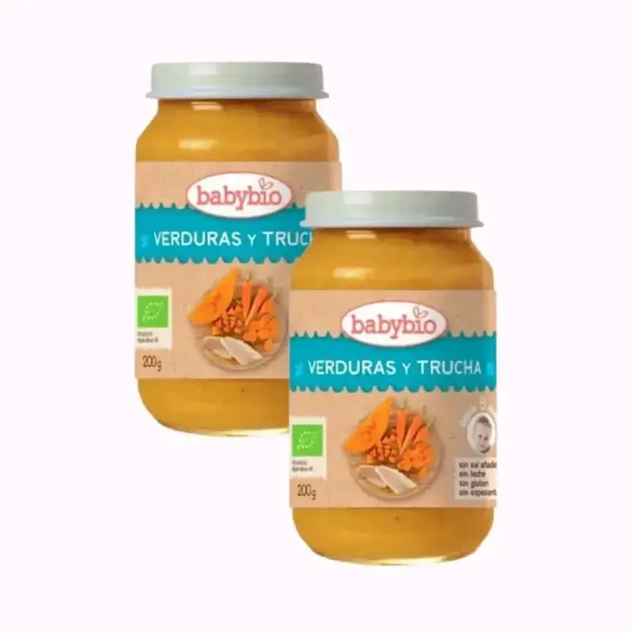 Babybio Традиционное меню форели, упаковка 2 х 200 грамм: цены и характеристики