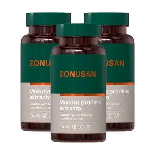 Bonusan Mucuna Pruriens Pack 3 x 60 капсул