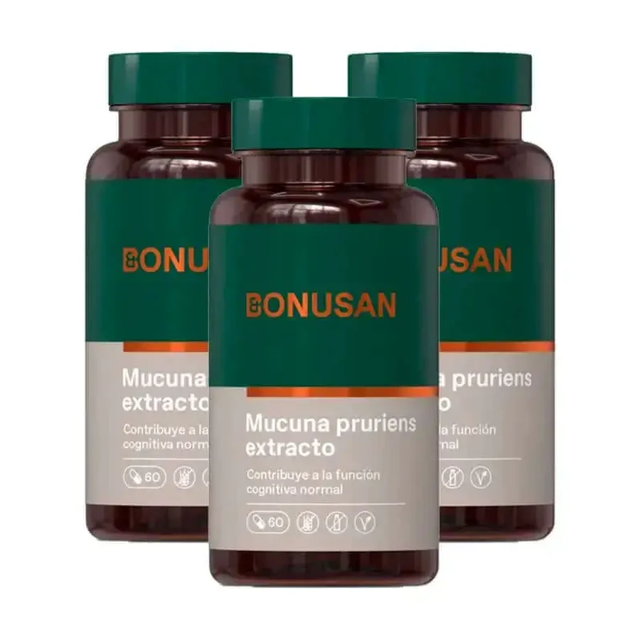 Bonusan Mucuna Pruriens Pack 3 x 60 капсул: цены и характеристики