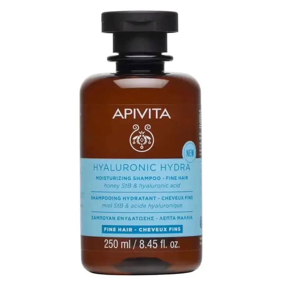 Apivita Hyaluronic Hydra Увлажняющий шампунь для тонких волос, 250 мл: цены и характеристики
