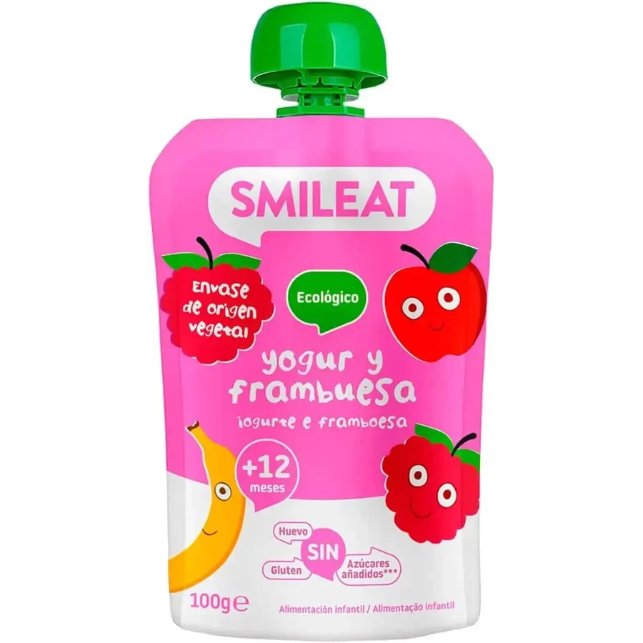 Smileat Йогурт з малиною в пакетиках Еко 100 г: ціни та характеристики