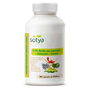 Зелена кава + гарцинія Sotya 650 мг, 90 капсул