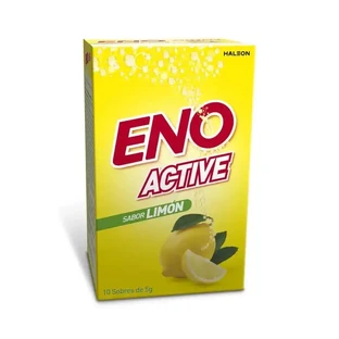 Eno Active со вкусом лимона, 10 пакетиков по 5 грамм