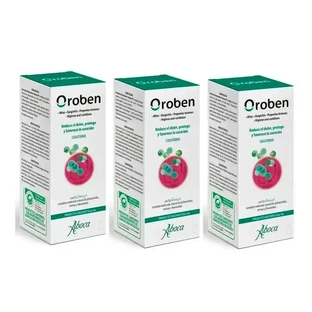 Ополіскувач для порожнини рота Aboca Oroben Aftagen 3х150 мл