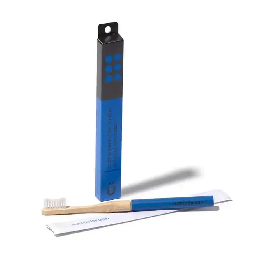 Naturbrush Голубая щетка для взрослых без головки Md: цены и характеристики